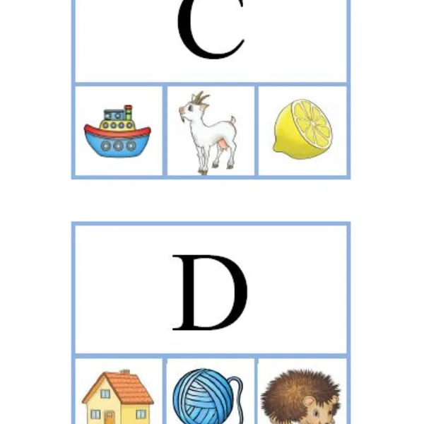 Abeceda - štipcovanie