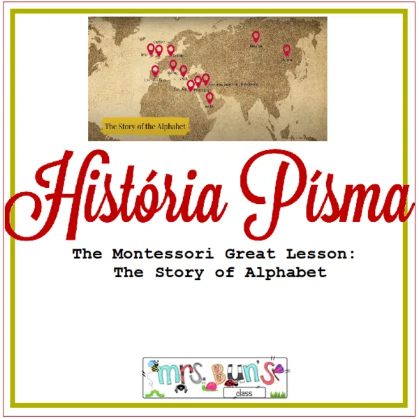 História písma - plagáty