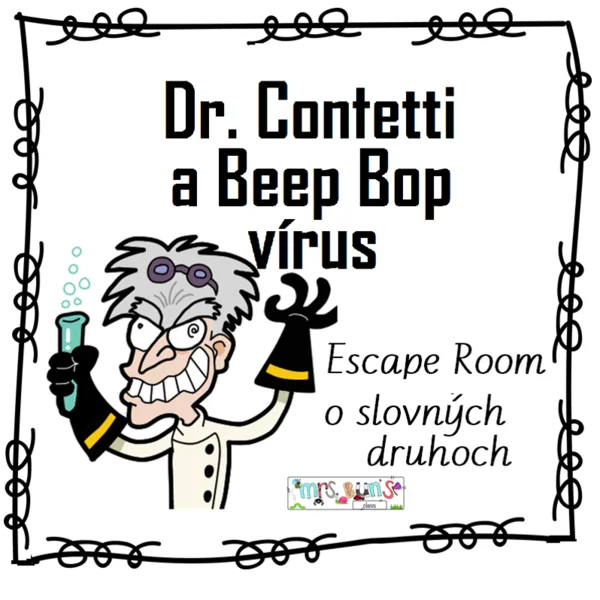 Slovné druhy - Escape Room