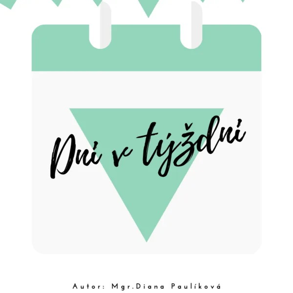 Dni v týždni - didaktická pomôcka