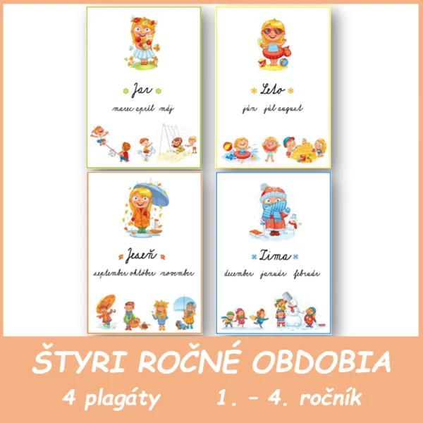Štyri ročné obdobia - plagáty