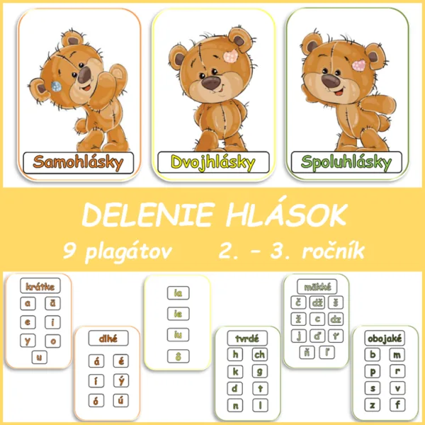 Delenie hlások - plagáty