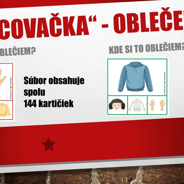 "Štipcovačka" - oblečenie