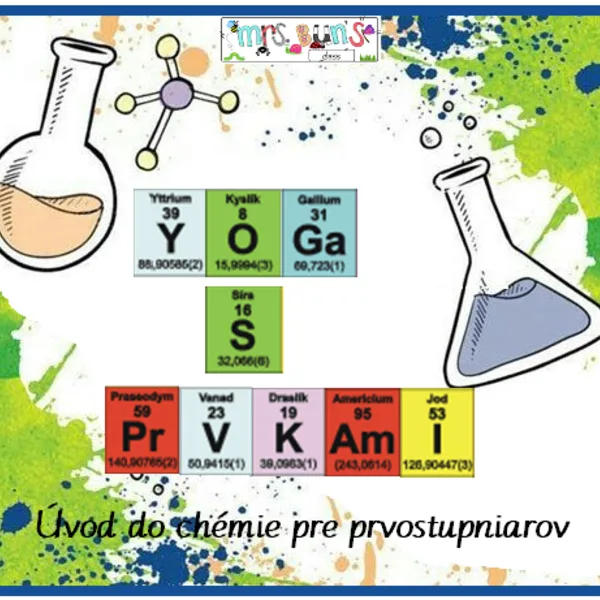 Yóga s prvkami alebo chémia pre prvostupniarov