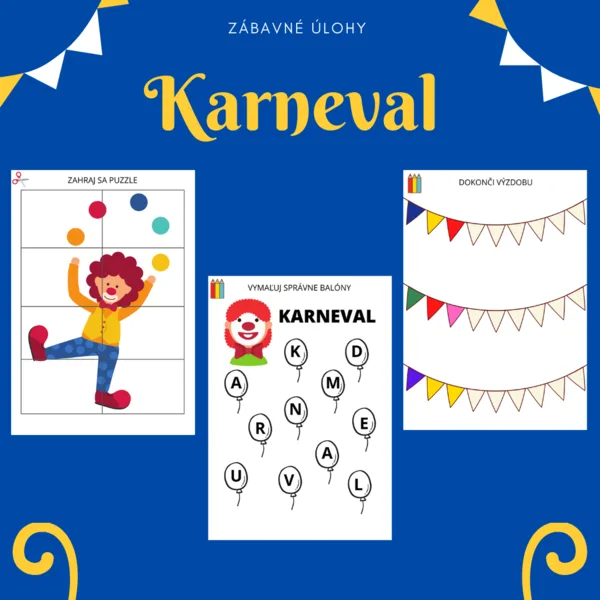 Karneval- pracovný list 