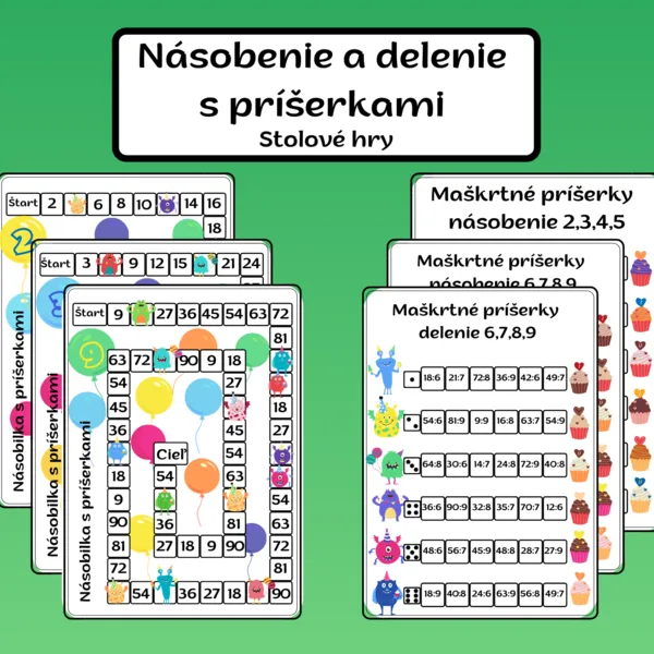 Násobenie a delenie s príšerkami