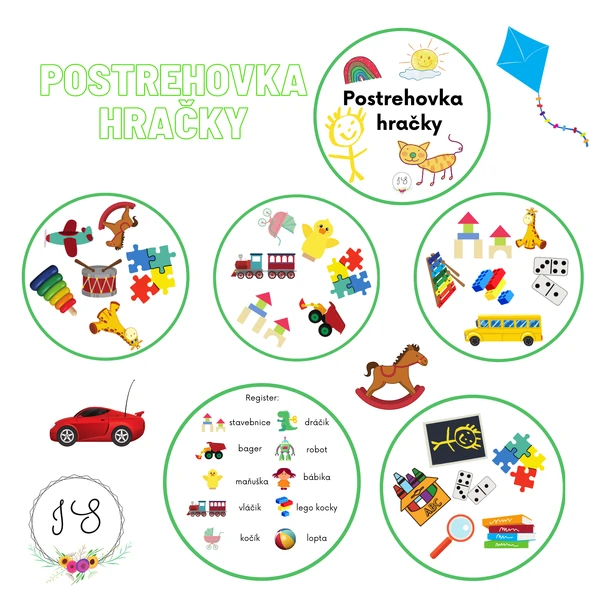 Hračky - postrehovka