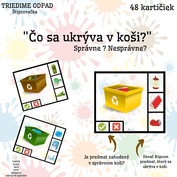 TRIEDIME ODPAD: Čo sa ukrýva v koši? Správe / nesprávne ?