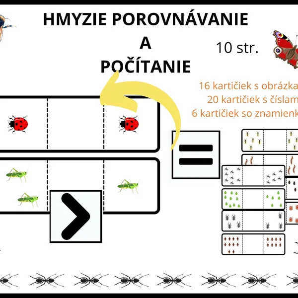 HMYZIE POROVNÁVANIE A POČÍTANIE