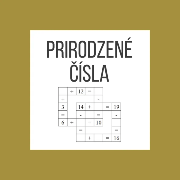 Prirodzené čísla - Krížovky
