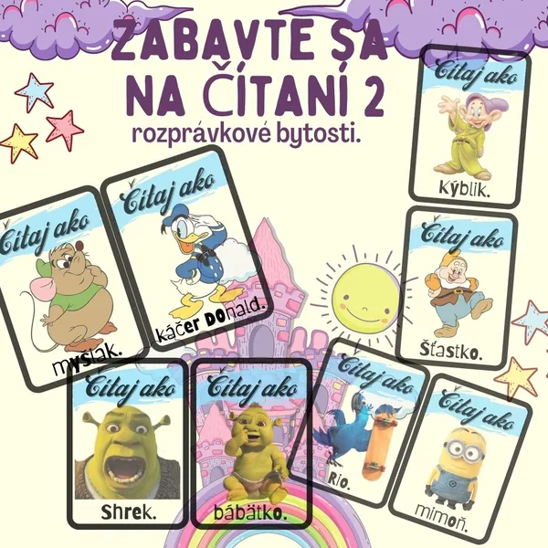 Zabavte sa na čítaní 2... Rozprávkové bytosti