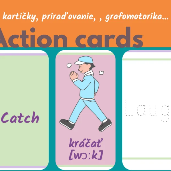 Action cards: kartičky činností