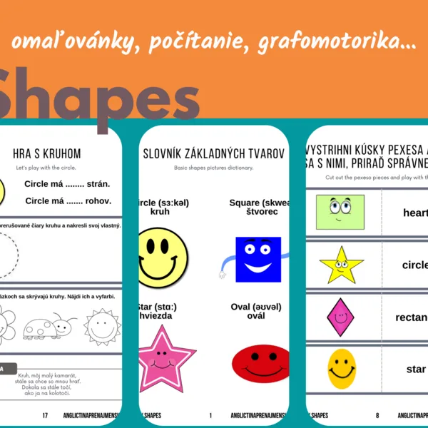 Happy shapes: zábavné tvary