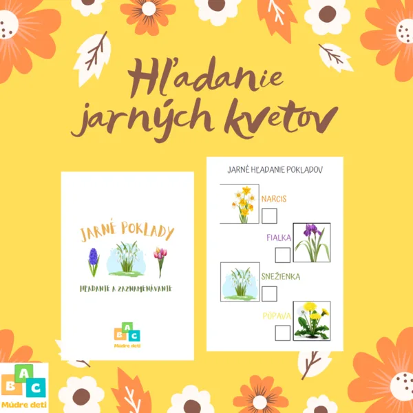 Jarné hľadanie kvetov 