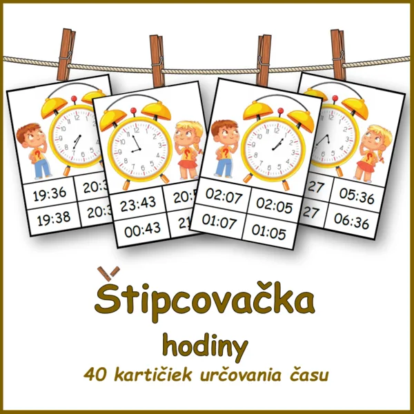 HODINY - štipcovačka 