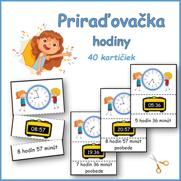 HODINY - priraďovačka