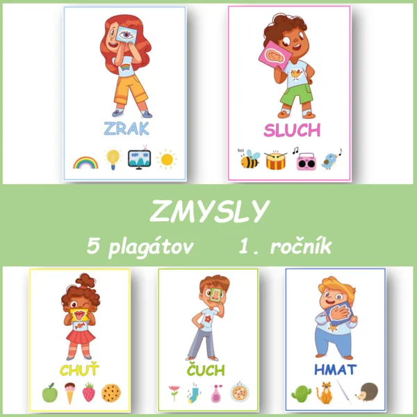 Zmysly - plagáty