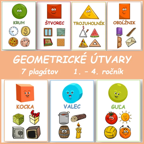Geometrické útvary - plagáty