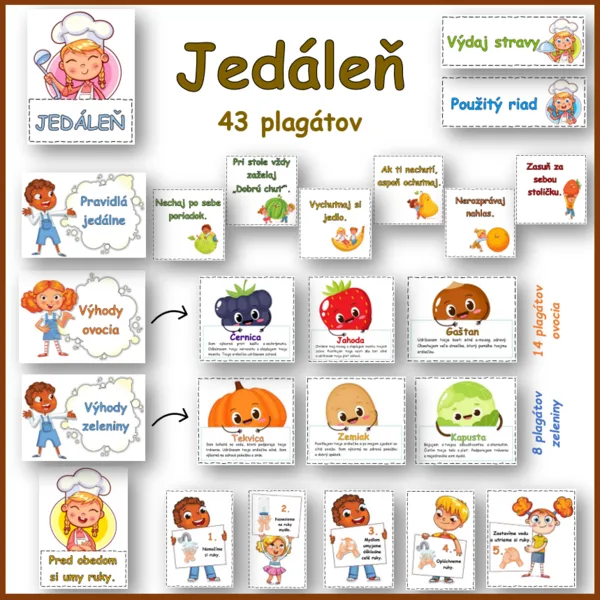 JEDÁLEŇ - plagáty