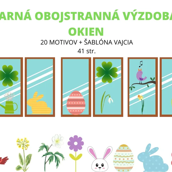 JARNÁ OBOJSTRANNÁ VÝZDOBA OKIEN