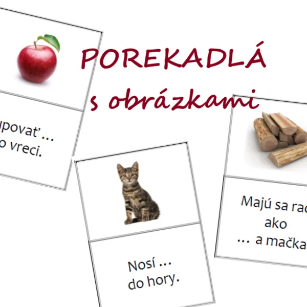 POREKADLÁ s obrázkami