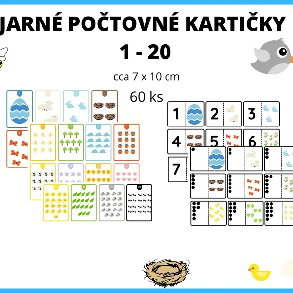 JARNÉ POČTOVNÉ KARTIČKY (1-20)