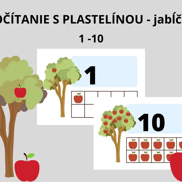 Počítanie s plastelínou
