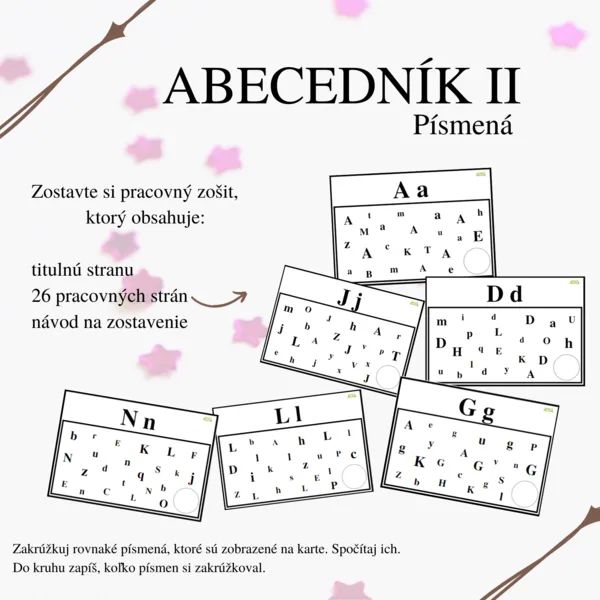 Abecedník II: Písmená