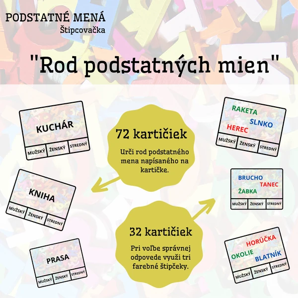 Podstatné mená: ROD (Štipcovačka)
