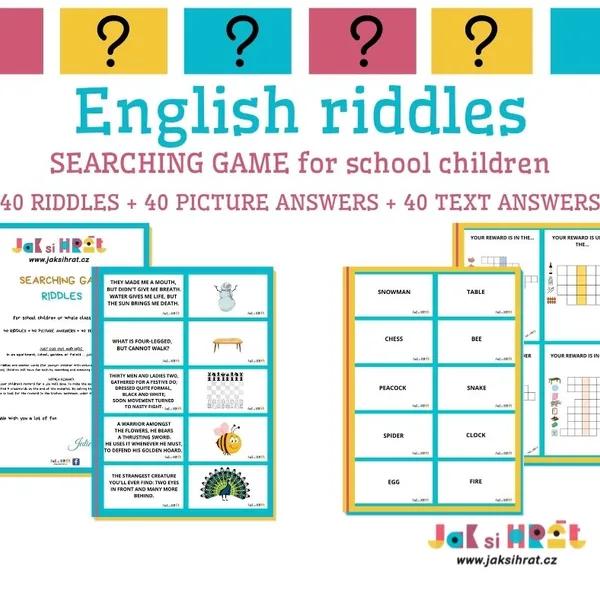 ENGLISH RIDDLES