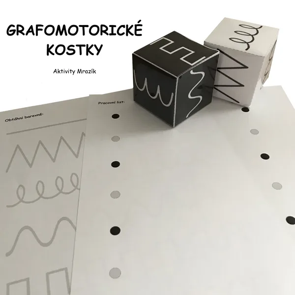 Grafomotorické kocky