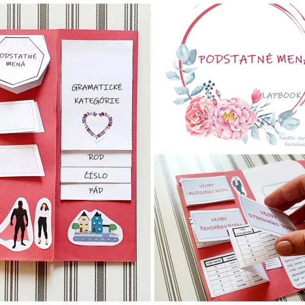 Lapbook- Podstatné mená
