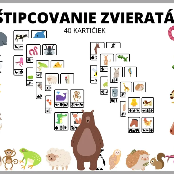 Štipcovanie Zvieratá
