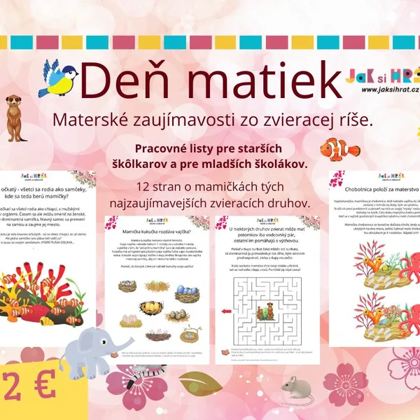 DEŇ MATIEK - materské zaujímavosti zo zvieracej ríše