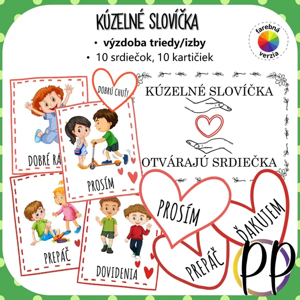 Kúzelné slovíčka (výzdoba)