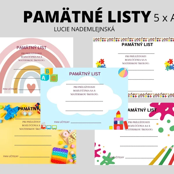 PAMÄTNÝ LIST