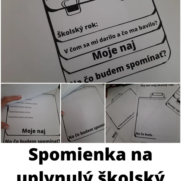 Spomienka na uplynulý školský rok