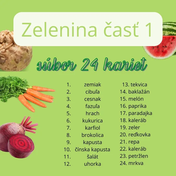 Zelenina - časť prvá