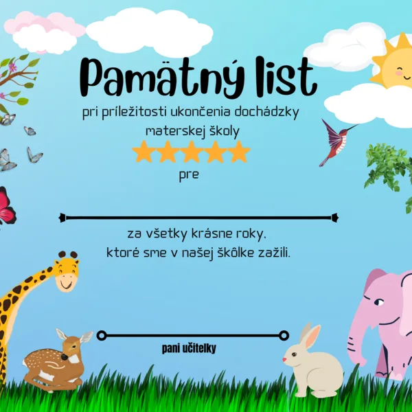 Pamätný list