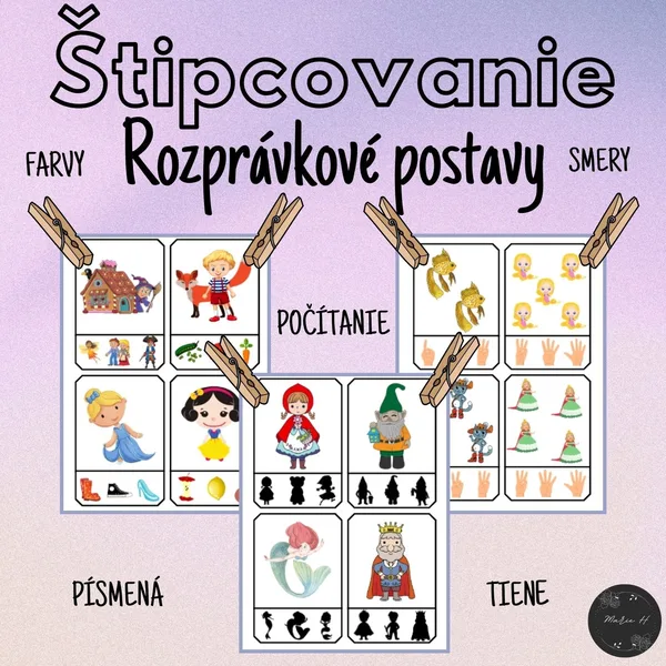 Rozprávkové postavy, štipcovanie
