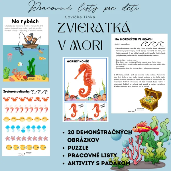 Zvieratká v mori