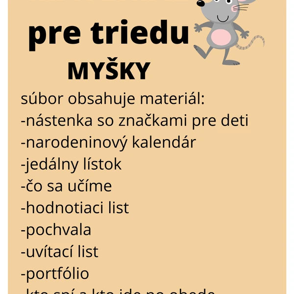 Trieda myšky