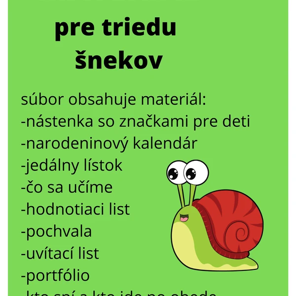 Trieda šnekov