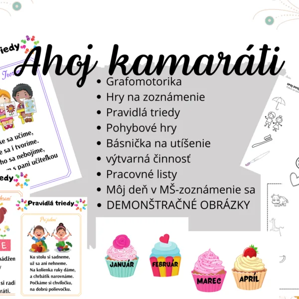 Ahoj kamaráti - zoznamovací týždeň