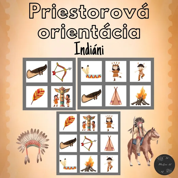 Indiáni, priestorová orientácia