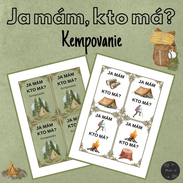 Ja mám, kto má? Kempovanie