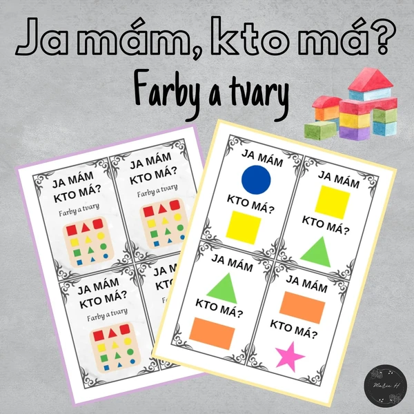 Ja mám, kto má? Farby a tvary