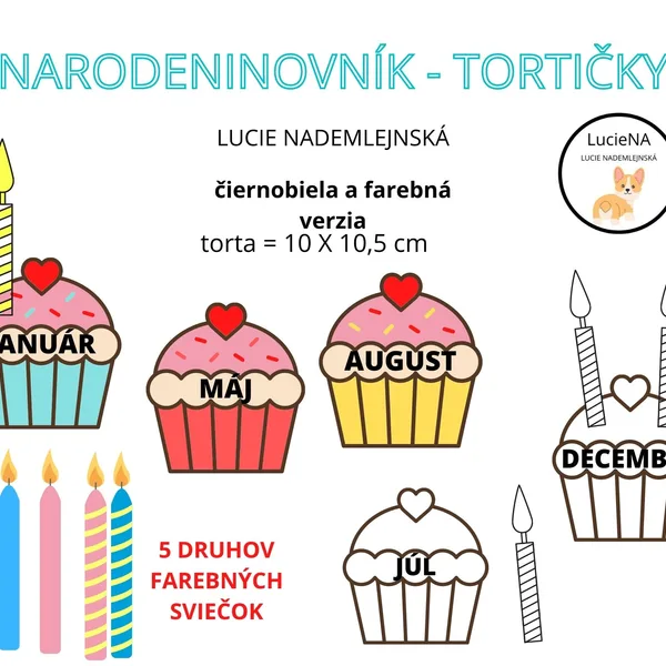 NARODENINOVNÍK – TORTÍKY