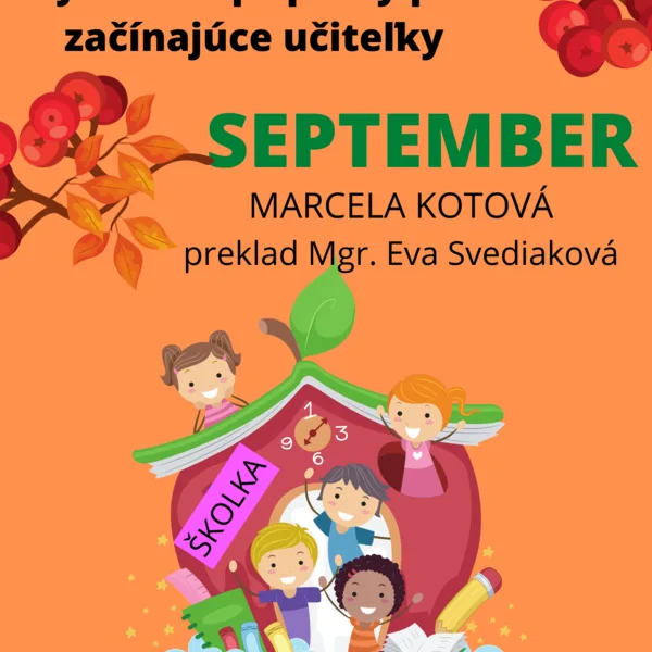 Prípravy pre začínajúce učiteľky-september