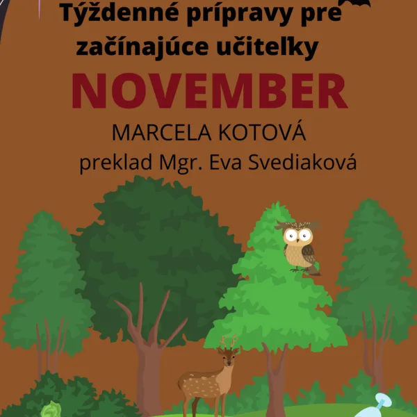 Týždenné prípravy pre začínajúce učiteľky- NOVEMBER